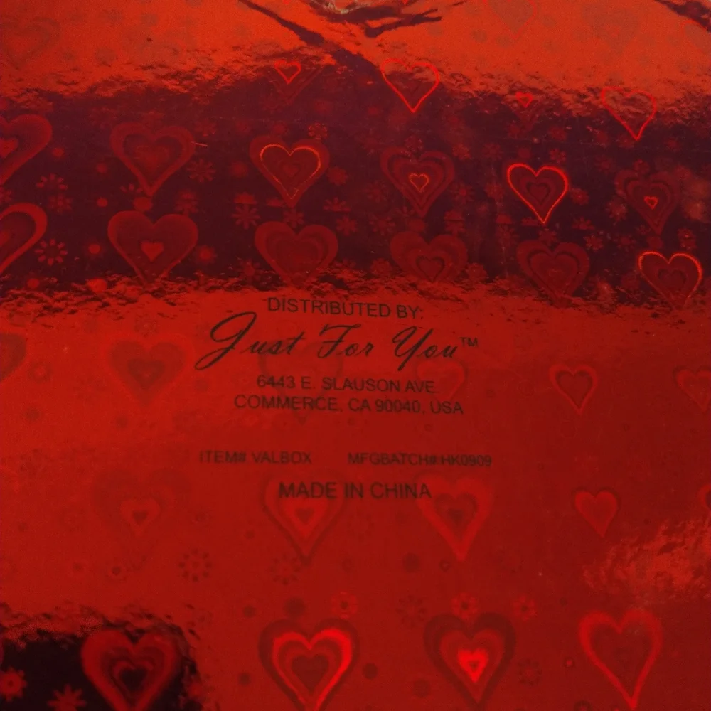 Glossy Red Gift Box Wedding Gift Box Heart Favor Box Bouquet Empty Reflective